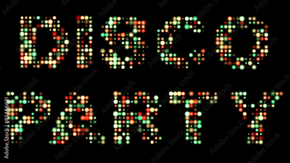 Disco Led Text Disco Led Text