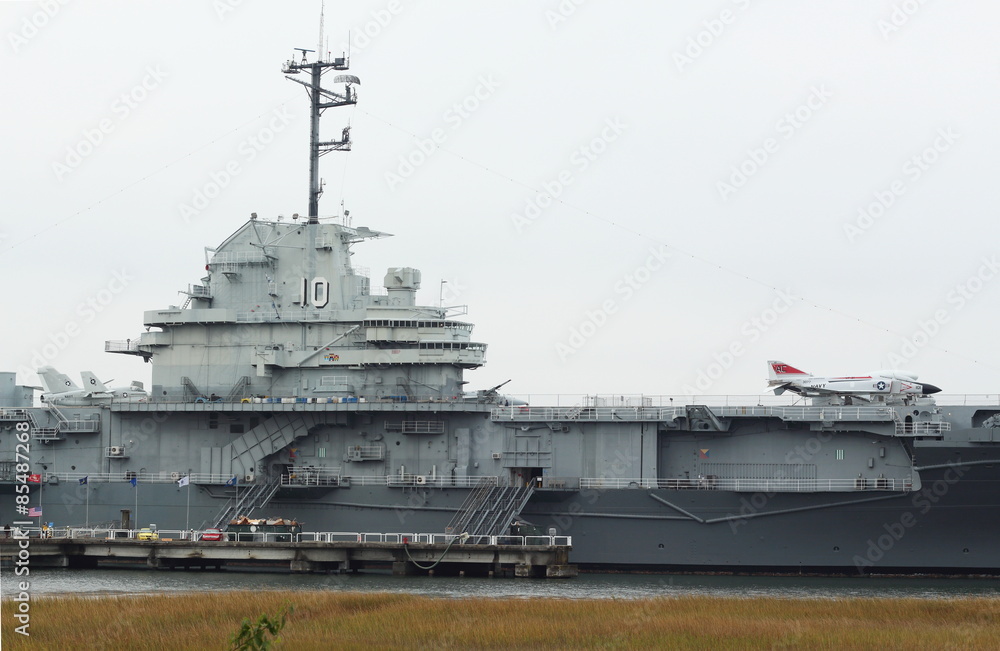 U.S. Military Ship –  U.S. military battle ship docked on shore 