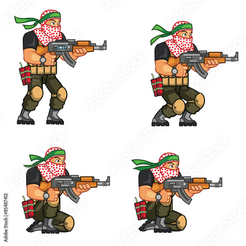 Militia Crouching Sprite