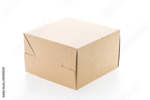 Brown paper box
