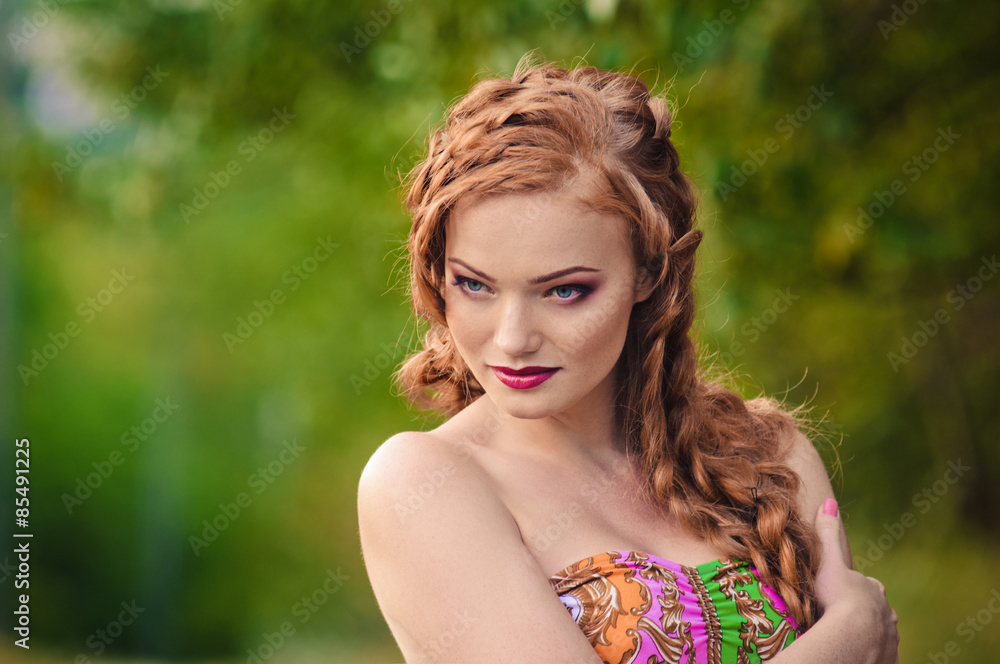 redheaded girl portrait redheaded girl portrait