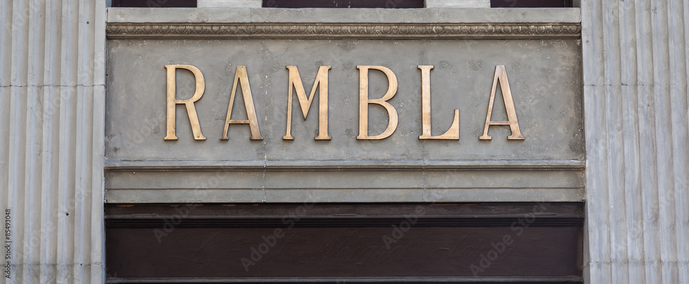 Obraz premium La Rambla