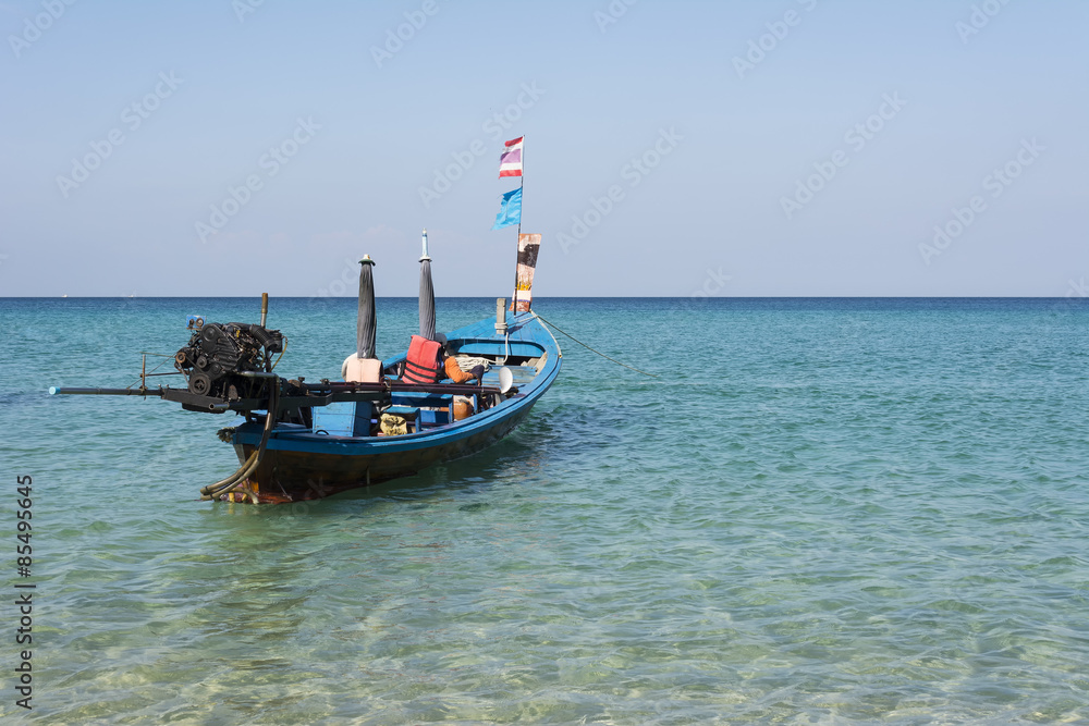 Longtale boat at the beach in phuket ,Andaman Sea, Thailand Longtale boat at the beach in phuket ,Andaman Sea, Thailand