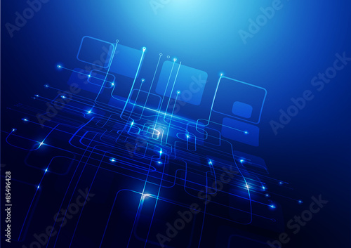 Abstract Technology Background