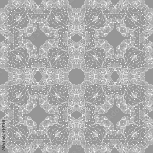 Abstract seamless doodle pattern