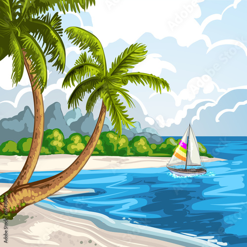 Summer beach