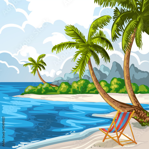 Summer beach