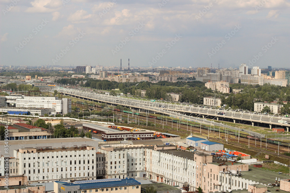 Panorama of the City of St. Petersburg