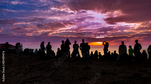 Meeting at sunset © cineuno