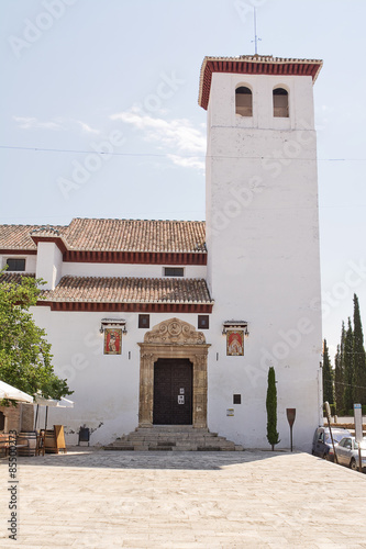 Church of St. Miguel Bajo in Albayzin quarter of Granada (Spain) photo