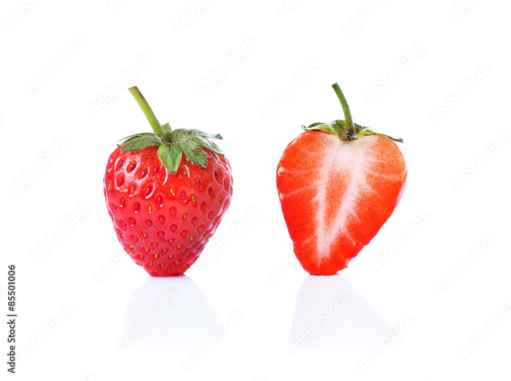 Fresh strawberry isolated on white background Fresh strawberry isolated on white background
