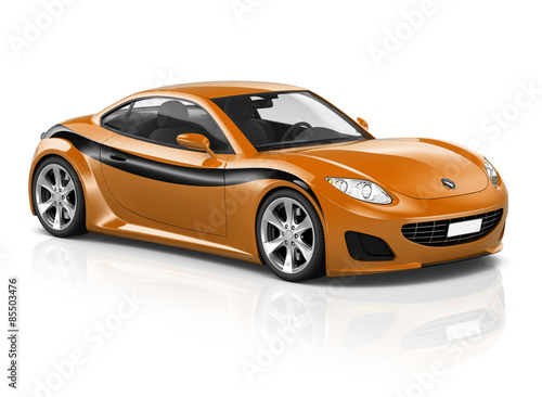 Super Car Elegant Automobile Contemporary Coupe Transportation C