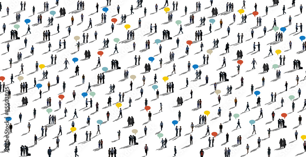Communication People Diverse Crowd Business People Concept Communication People Diverse Crowd Business People Concept
