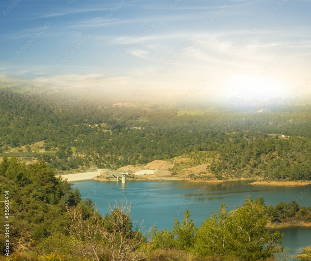 kannaviou reservoir, cyprus