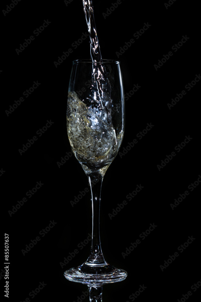 white wine pouring white wine pouring