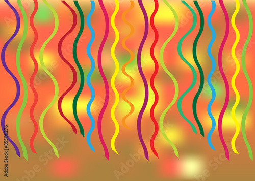 abstract vector party background with confetti