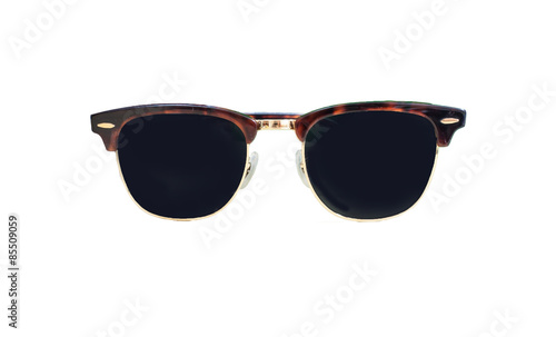 Sunglasses on white background