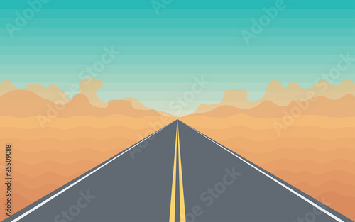 Road in The Desert