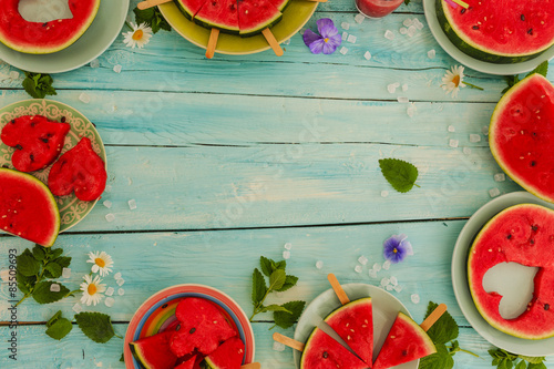 Watermelon - the delights of watermelon, frame