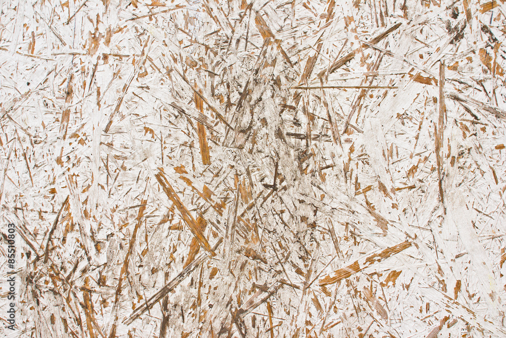 Background of old wood wall chip board with peeling paint Background of old wood wall chip board with peeling paint