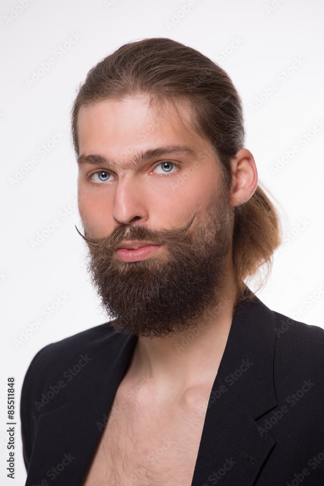 Fototapeta premium Bearded model