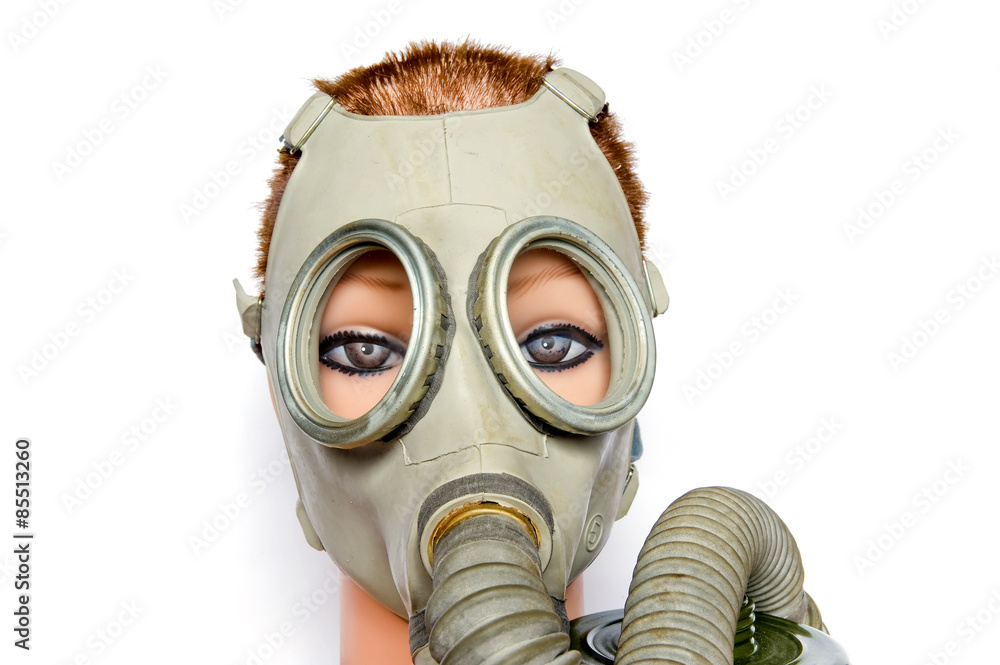 gas mask isolated on white background gas mask isolated on white background
