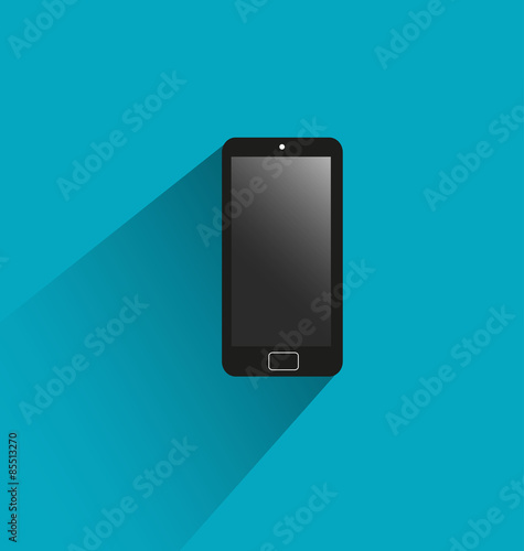 mock up mobile black