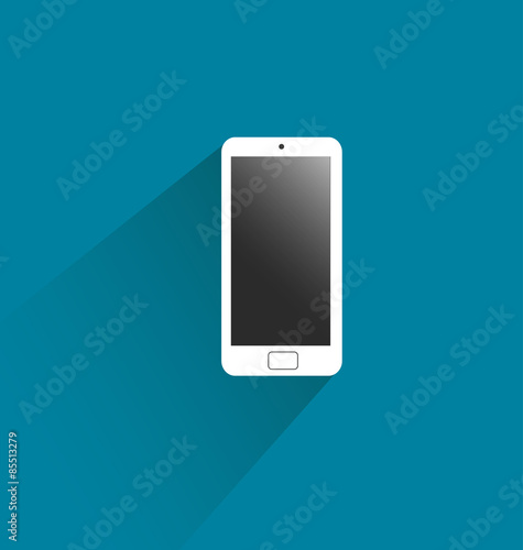 mock up mobile white