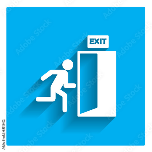 Emergency exit sign