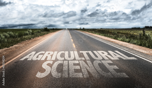 Agricultural Science written on rural road