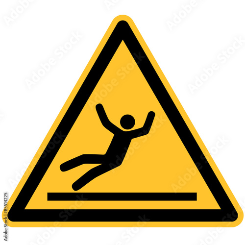 Warnschild Rutschgefahr DIN 7010/ASR 1.3 W011