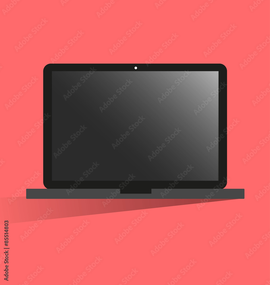mock up black computer mock up black computer