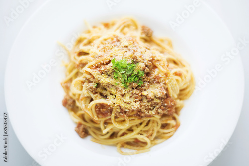 famous classic italian 4beef bolognese bolognaise spaghetti