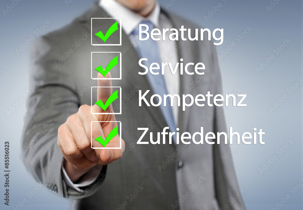 Beratung, Service, Kompetenz, Zufriedenheit Beratung, Service, Kompetenz, Zufriedenheit