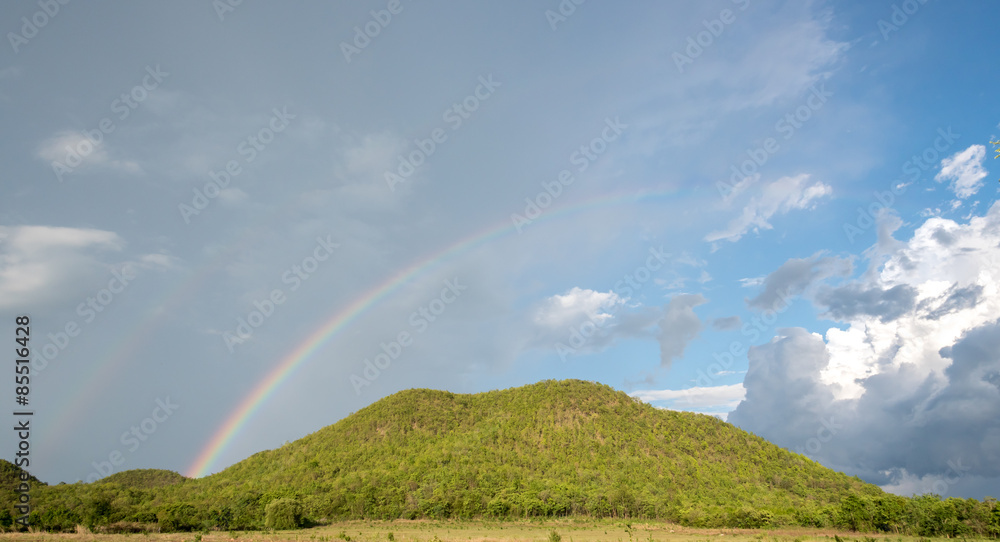 Obraz premium landscape photo of countryside of Chainmai-Thailand , Mountain