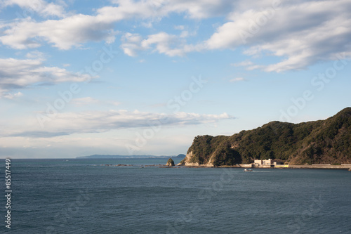 Sea And Sky In Kamogawa, Chiba Prefecture, Japan