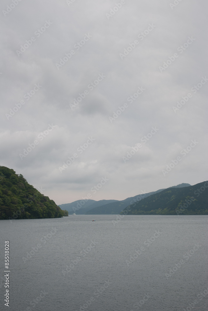 Lake Ashi in Hakone, Kanagawa Prefecture, Japan
