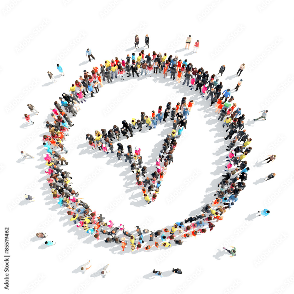 people in the shape of a map pointer. people in the shape of a map pointer.
