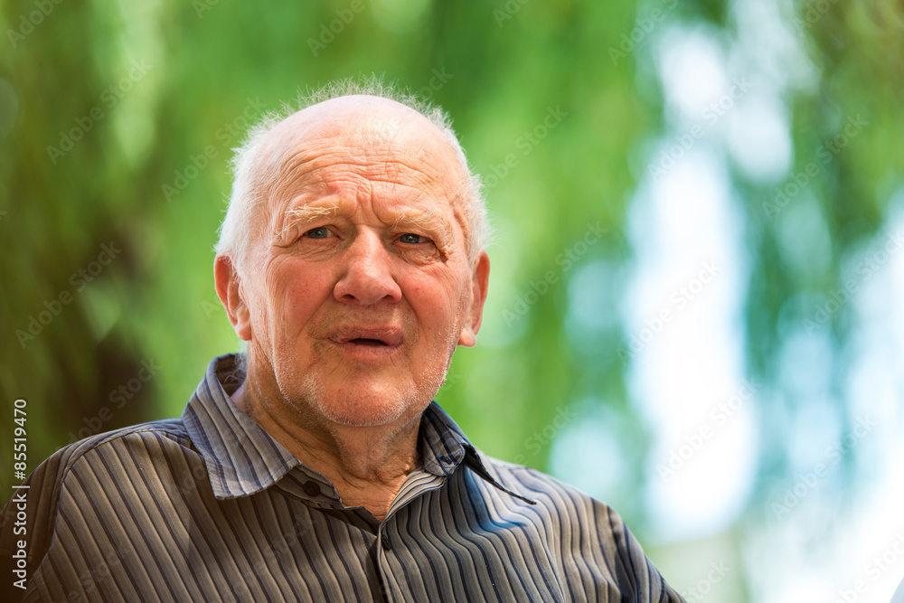 senior man outdoors senior man outdoors