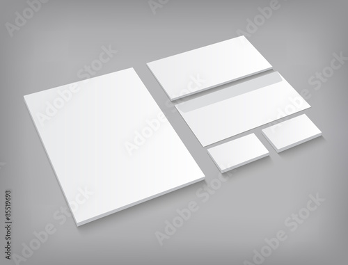 Set of corporate identity templates stationery.