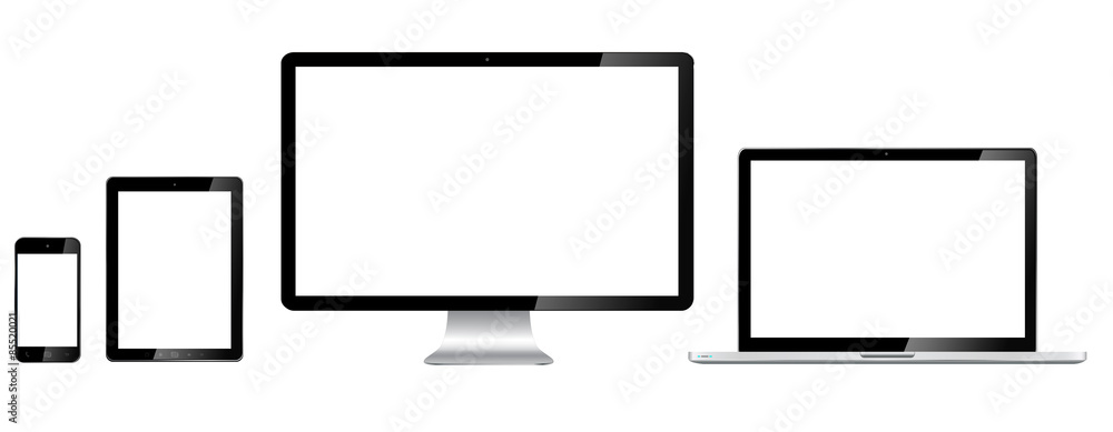 Modern digital tech device collection Modern digital tech device collection