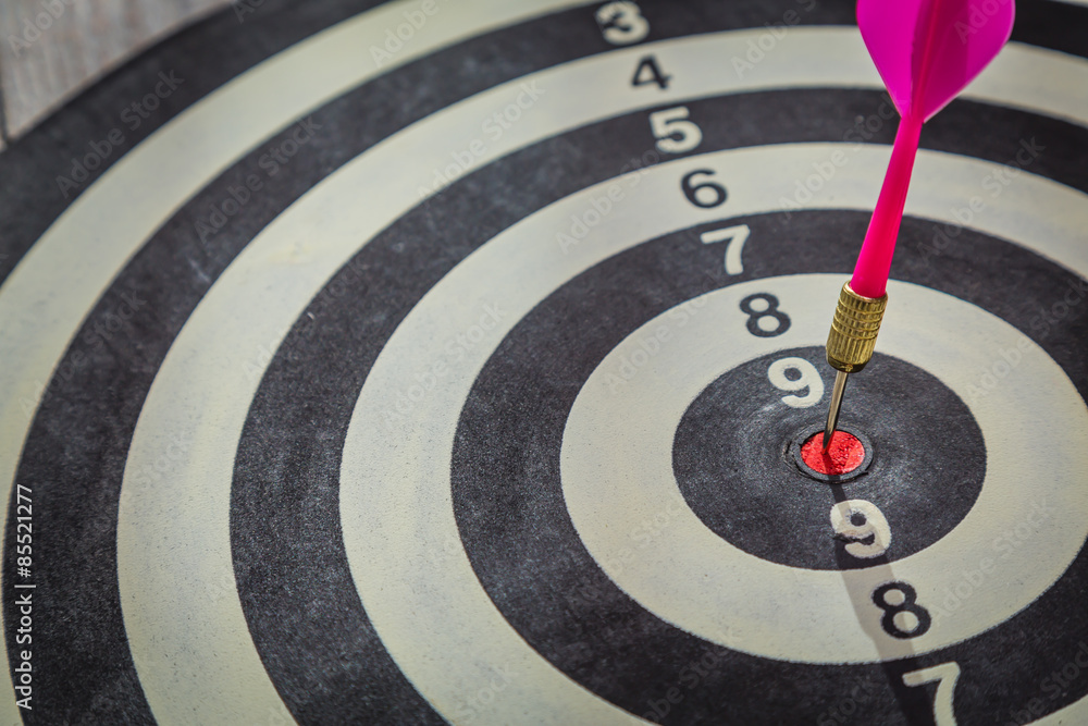 Dartboard on wood wall (Darts Hit Target) Dartboard on wood wall (Darts Hit Target)