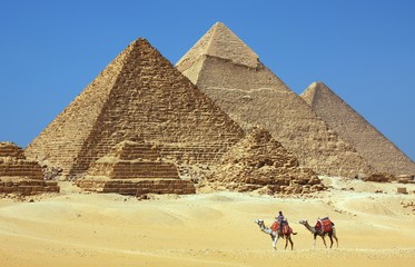 Fototapete Ägypten Die Pyramiden in Ägypten  © Dan Breckwoldt