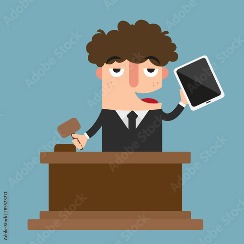 Illustration of auction vector