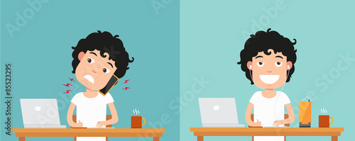 Best and worst positions for talking via smart phone