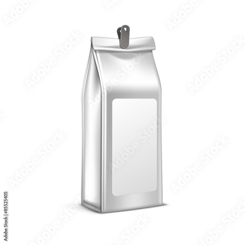 Vector Coffee Tea Packaging Package Bag Isolated