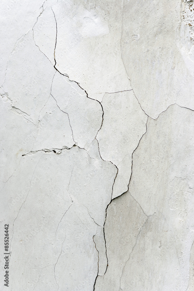 Fototapeta premium Cracks In Plaster - Grunge Texture