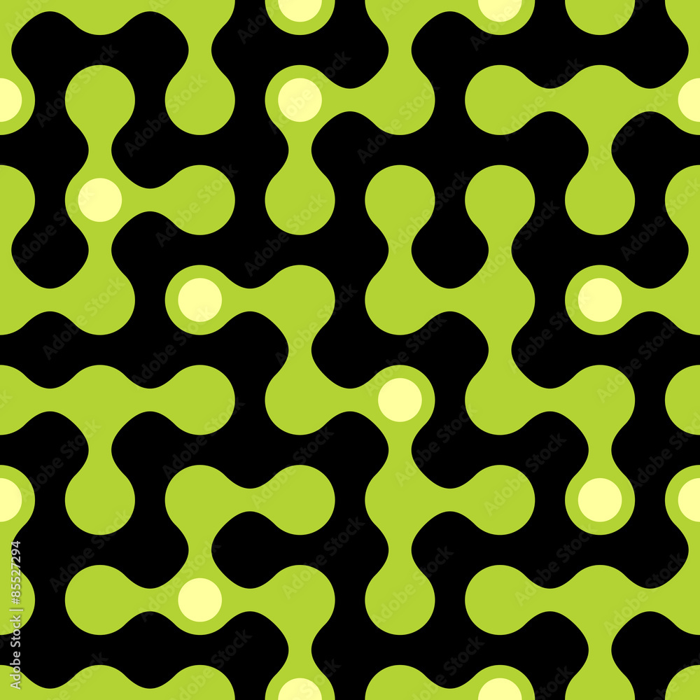 Rounded maze seamless pattern Rounded maze seamless pattern