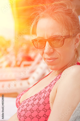 Woman at beach