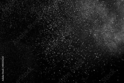 abstract white dust explosion